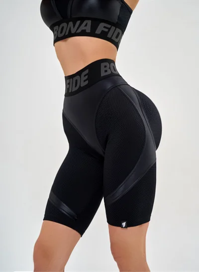 Bona Fide Bona Fide Premium Quality High Waist Biker Shorts for Women with Push Up - Womens Lifting Shorts for Gym, Workout